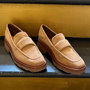 Vince Camel Suede Loafers